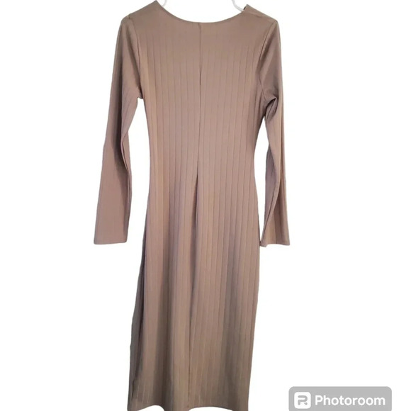 ASTR THE LABEL TAN MIDI DRESS, SIZE LARGE - Picture 6 of 6